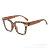 Gafas de sol cuadradas minimalistas europeas y americanas, patillas de colores de moda, protección UV, gafas de moda para ventas transfronterizas