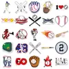 50 Adesivos de bagagem esportiva de beisebol Graffiti à prova d'água Mala Laptop Adesivos decorativos