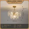Novo Lustre Vintage Estilo Medieval Creme Francês para Quarto e Sala de Estar, Luminária de Teto de Alto Padrão para Quarto Principal