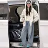 Sudadera con capucha para niña Primavera y Otoño 2026 Nueva Casual Niña Coreana China Niño Grande Puntos Dibujos Animados Capucha Superior Moderna
