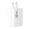 Cargador de teléfono móvil certificado de 20 vatios con puerto dual multifuncional, cabezal de carga rápida USB con puerto C de 20 W y múltiples puertos.