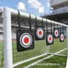 Ferramenta de treinamento de futebol, alvo de arremesso, disco alvo suspenso, equipamento auxiliar, precisão de ponto estrela, arremesso de hóquei