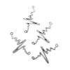Novo estilo YuenZ luxo leve nicho design colar batimento cardíaco acessórios femininos pingente estilo ins vento frio corrente de clavícula