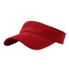 Fabricante Oem Personalizado para Homens e Mulheres Transferência de Calor Logotipo Bordado Boné Viseira de Golfe Versátil Topo Plano Proteção Solar Respirável