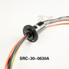 Anillos colectores eléctricos para mesas de comedor, anillos colectores eléctricos para generación de energía eólica, anillos colectores, 2 cables/3 cables/4 cables/6 cables de corriente opcionales