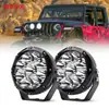 Farol de Longo Alcance Off-Road Transfronteiriço Luz de Condução 7 polegadas Alta Potência Luz de Para-choque Dianteiro 1400m Spotlight