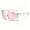 Gafas de Sol de Moda para Ciclismo al Aire Libre, Estilo Moderno Transfronterizo, Se Pueden Usar sobre Gafas de Prescripción, Gafas Geniales a Prueba de Viento y Arena con Montura Grande