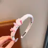 Diadema floral vintage para niños, diadema linda y exquisita de animal estilo ins, accesorio para el cabello de niña con lazo floral