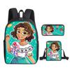 2021 Nueva Mochila Escolar Mágica Full House para Estudiantes Mochila de Poliéster Mochila Creativa Cómoda Bolso Estampado Estuche para Lápices
