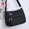 Bolsa Casual Ligera para Mamá, Bolso de Lona para Mujer, Bolso Cruzado de Hombro Estilo Coreano de Tela Oxford para Teléfono Móvil, Bolso de Gran Capacidad para Mujer