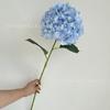 Flor Artificial para Boda Rama Única Hortensia Grande Decoración de Salón de Bodas Base para Arreglo Floral Decorativo Hortensia Disponible