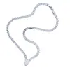 Collar Ins Gota de Agua Simple Zirconio Escote en V Cadena Hueso de Serpiente Pendientes Adelgazantes Set Nupcial Femenino Boda de Oriente Medio Novia