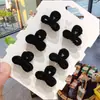 Presilha Pequena de Veludo com Laço para Cabelo Feminino, Presilha para Franja Lateral, Grampo para Testa, Acessório de Cabelo Estilo Coreano, Grampo de Cabelo de Alta Qualidade