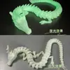 Ventas Directas de Fábrica Dragón Impreso en 3D Dragón Chino Articulado Adorno Luminoso Juguete Artesanía