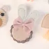 Mancha directa ojos de dibujos animados oscuros borla pentagonal conejo ropa infantil hecho a mano DIY pegatinas de tela accesorios accesorios