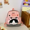 Nova Mochila Fofa e da Moda de Menina Panda Vermelho, Boneca Fofa para Sair, Super Fofa e Bonita, Pequena Mochila Estilosa