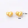 Accesorios Antiguos Vietnamitas de Oro de Arena Alta Retención de Color Cuentas Espaciadoras Colgante de Zirconio Incrustado de Durazno Cadena de Extensión para Pulsera y Collar Joyería DIY