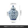 Jarrón de cerámica antiguo pintado a mano de Jingdezhen, marco antiguo, adornos de cerámica, bellezas de jarrones, adornos de jarrones antiguos de las dinastías Ming y Qing