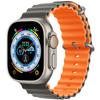 Adecuado para Apple Watch 78910 Generación Correa de Silicona Oceánica Bicolor iWatch S11 Ultra Pulsera de Color Contrastante