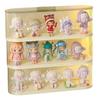 Transparente Desktop Bubble Mart Hand Display Rack Doll Storage Rack Dustproof Blind Box Caixa de armazenamento