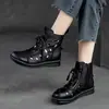 Zapatos casuales retro de moda para mujer, botines negros calados nuevos para primavera-verano para mujer, comercio exterior transfronterizo, marrones 2026