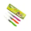 Caja de Color Caramelo con Mango Medio Cuchillo para Fruta Venta Directa de Fábrica Comercio Exterior Cocina del Hogar Cuchillo para Dormitorio Ligero Afilado y Barato