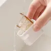 Novo Suporte Simples para Escova de Dentes com Tampa, à Prova de Poeira, Sem Furos, Rack de Armazenamento de Escovas de Dentes Montado na Parede para Escovas de Dentes Elétricas