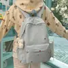 Mochila Escolar Versátil Estilo Coreano para Estudiantes de Secundaria y Preparatoria Femeninas, Fresca y Linda, Gran Capacidad, Linda Mochila de Doble Hombro para Viajes para Estudiantes Universitarios