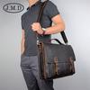 Jiameda Retro Casual Pasta de Couro Bolsa Masculina de Negócios Fábrica Atacado Bolsa de Ombro Bolsa de Computador