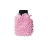 Guantes para Lavar Coches Chenilla Espesa Esponja Pata de Oso Doble Cara Impermeables Felpa Coral Insecto Guantes para Lavar Coches