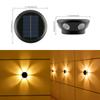 Lâmpada Solar para Pátio Externo Iluminação Residencial Luz Noturna Parede Varanda Jardim Layout Luz e Sombra Lâmpada de Parede