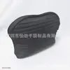 Bolsa de Cosméticos de Algodón con Veta Horizontal Bolsa de Cosméticos con Forma de Abanico Bolsa de Cosméticos Portátil para Necesidades Diarias Bolsa de Cosméticos de Tela Personalización