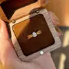 Anillo de Trigo Redondo con Diamante Incrustado Retro de Lujo Ligero de Alta Calidad Exquisito de Moda para Persona de Mediana Edad Elegante Diseño de Nicho Anillo para Dedo