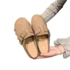 Mules cerrados tipo Birkenstock que aumentan la altura para mujer, nuevo estilo de otoño 2026 muy vendido, adecuados para combinar con faldas, sandalias retro casuales