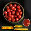 Pulsera de Ágata Roja del Sur Natural con Cuentas Dispersas para Hombres y Mujeres Pulsera Roja Accesorios de Cuentas DIY Cuentas Individuales Cuentas de Juego Culturales
