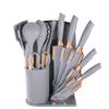 Juego de Cuchillos de Cocina de Silicona al por Mayor Juego de 19 Piezas Espátula Cuchara Colorido Antiadherente Cuchillo Amazon Más Vendido Antiescaldante