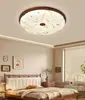 Estética da Dinastia Song Luminária de Teto para Sala de Estar Novo Estilo Retrô Creme Estampa Vintage Proteção Criativa para os Olhos Luz Principal para Hall 78H Ferro