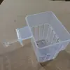 Vaso de Flor Oco Tanque de Peixes Hidropônico Cesta de Plantio Hidropônico Copo para Cultivo de Plantas Aquáticas Montado na Parede Espessado Doméstico Transparente Cesta Hidropônica