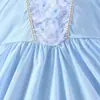Venta especial de liquidación: Vestido de tirantes de algodón con mangas acampanadas, Blancanieves, Aurora, Cenicienta, Rapunzel Vestido de algodón
