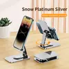 Suporte de mesa rotativo 360 graus totalmente em metal - Suporte dobrável multifuncional para tablet e celular para pessoas preguiçosas