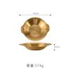 Vajilla Coreana Personalizada por el Fabricante Espesada Dorada de Doble Asa Fondo Plano Pequeña Olla Seca Cuenco Plato de Acero Inoxidable para Cangrejos de Río Plato Maocai
