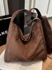 Bolso tote de ante transfronterizo para mujer, nuevo modelo otoño e invierno 2026, bolsa de gran capacidad para el día a día, bolso de hombro versátil casual