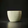 Xícara de Chá Bege Azul Céu Forno Ru Xícara de Mestre Uso Pessoal Retro Grande Jianzhan Xícara de Degustação de Chá de Alta Qualidade Conjunto de Chá Gongfu