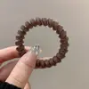 Elástico de borracha grosso de alta elasticidade estilo coreano anel de telefone corda de telefone corda de cabelo para rabo de cavalo alto feminino acessórios de cabelo anel de cabelo