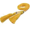 Cinturón de Borlas Tejidas Delgado para Mujer Cuerda de Lazo Coreana Decoración de Nudo para Falda Cadena para la Cintura Cuerda para la Cintura Estudiante