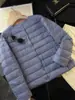 Outono/Inverno 2026 Gola Redonda Gola V Conversível Simples Versátil Cor Sólida Leve Quente Curto Casual Jaqueta Puffer Casaco Curto