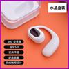 Auricular Bluetooth Verdaderamente Inalámbrico de un Solo Oído OWS Super Larga Duración No Intraural Colgante en la Oreja Control Táctil Llamada Auricular para Negocios
