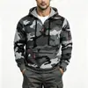 Sudadera con capucha de camuflaje de estilo europeo y americano transfronterizo, moda, manga larga, estampada, para hombre, casual, deportiva, jersey, ropa para hombre