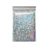 Bolsa de burbujas aluminizada con láser impresa personalizada, Bolsa para empaque de expreso, Empaque para suministros de escuela de belleza, Bolsa de sobre de burbujas