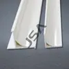 Tira de Chaflán de Potencia Plantilla de Hormigón Tira de Esquina de Arco de Cemento de PVC Tira de Chaflán en Forma de T Línea de Chaflán de Columna de Agua Clara
